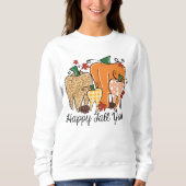 AUTUMN THEMA glücklich F'ALL Y'ALL PUMPKIN Sweatshirt (Vorderseite)