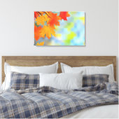 Autumn Thema Schöne Wrapped Canvas Leinwanddruck (Insitu (Schlafzimmer))