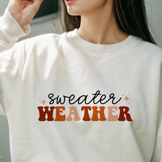 AUTUMN THEMA SWEATER WETTERFALL SWEATSHIRT