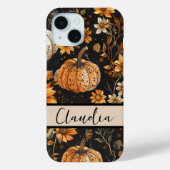 Autumn Theme Pumpkins Case-Mate iPhone Hülle (Rückseite)