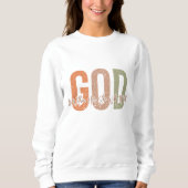 AUTUMN THEMED GOTT IST IN IHR WIRD SIE NICHT FALLE SWEATSHIRT (Vorderseite)
