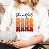AUTUMN THEMED GROOVY DANKFUL MAMA SWEATSHIRT