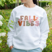AUTUMN THEMED GROOVY FALL VIBES SWEATSHIRT