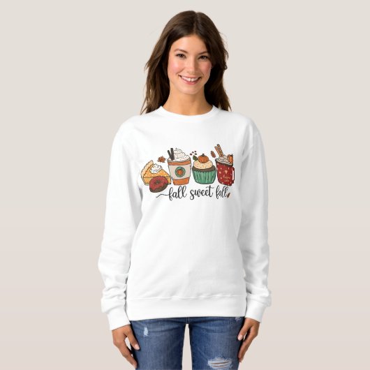 AUTUMN THEMED KAFFELOVER FALL SWEET FALL SWEATSHIRT (Vorne ganz)