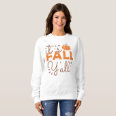 AUTUMN THEMED RETRO ES IST FALL Y'ALL PUMPKIN SWEATSHIRT (Vorne ganz)