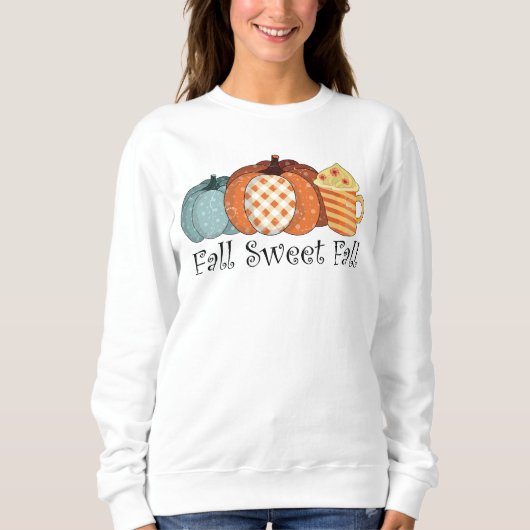 AUTUMN THEMED RETRO FALL SWEED FALL SWEATSHIRT (Vorderseite)