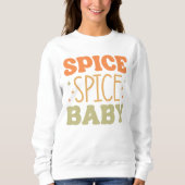 AUTUMN THEMED RETRO GROOVY SPICE SPICE BABY SWEATSHIRT (Vorderseite)