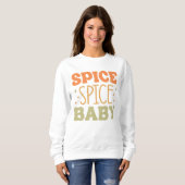 AUTUMN THEMED RETRO GROOVY SPICE SPICE BABY SWEATSHIRT (Vorne ganz)