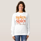 AUTUMN THEMED RETRO SPICE SPICE BABY SWEATSHIRT (Vorne ganz)