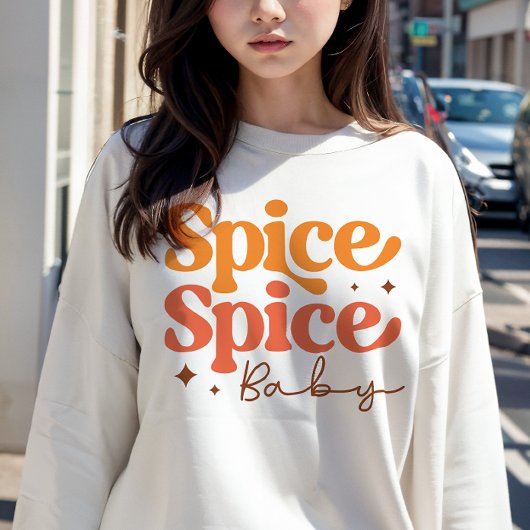 AUTUMN THEMED RETRO SPICE SPICE BABY SWEATSHIRT
