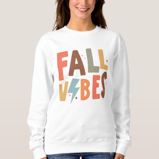 AUTUMN THEMEMA FALL VIBES SWEATSHIRT (Vorderseite)