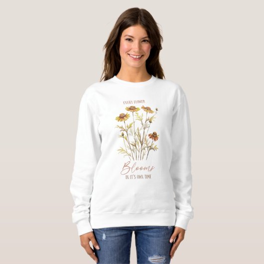 AUTUMN THEMIERTE JEDE BLUME BLOOME IN IHRER EIGENE SWEATSHIRT (Vorne ganz)