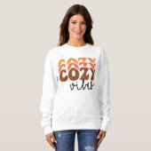 AUTUMN THEMIERTE RETRO FALL COZY VIBES SWEATSHIRT (Vorne ganz)