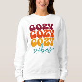 AUTUMN THEMIERTE RETRO FALL COZY VIBES SWEATSHIRT (Vorderseite)