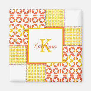 Autumn Tints Quilt Muster Magnet