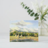 AUTUMN TIPIS VON SHARON SHARPE POSTKARTE (Stehend Vorderseite)