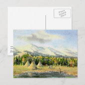 AUTUMN TIPIS VON SHARON SHARPE POSTKARTE (Vorne/Hinten)