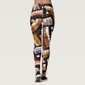 Autumn Toned Roman Mosaic Leggings (Rückseite)