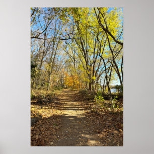 Autumn Train Poster