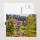 Autumn Tranquility Denken Sie an Sie Postcard Postkarte (Vorne/Hinten)