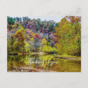 Autumn Tranquility Denken Sie an Sie Postcard Postkarte