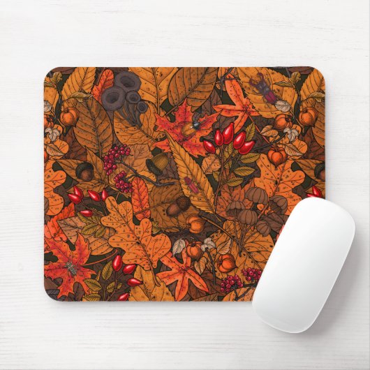 Autumn treasures mousepad (Mit Mouse)