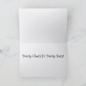 Autumn tree 20th birthday card new by Jo Images Karte (Innenseite)