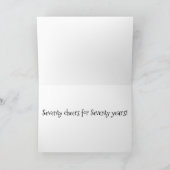 Autumn tree 70th birthday card new by Jo Images Karte (Innenseite)