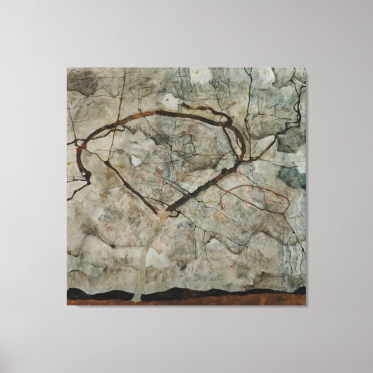 Autumn Tree in Stirred Air Leinwanddruck (Vorderseite)