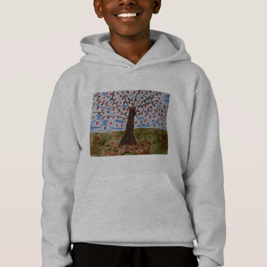 Autumn Tree Kids Hoodie (Vorderseite)