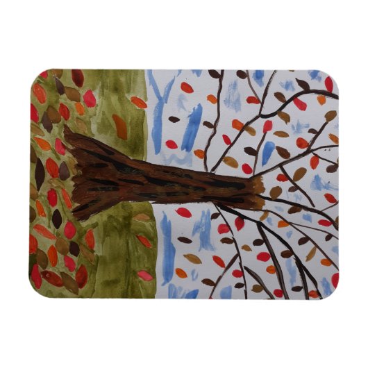 Autumn Tree Magnet (Horizontal)