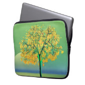 Autumn Tree Sunset Electronics Bag Laptopschutzhülle (Vorderseite Links)