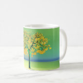 Autumn Tree Sunset Kaffeetasse (VorderseiteRechts)
