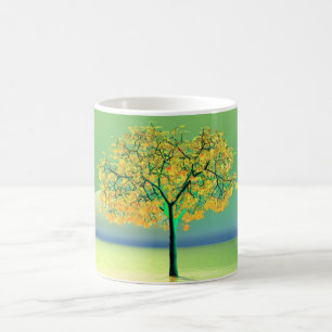 Autumn Tree Sunset Kaffeetasse