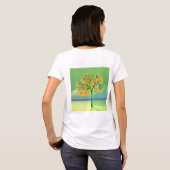 Autumn Tree Sunset T-Shirt (Schwarz voll)