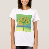 Autumn Tree Sunset T-Shirt (Vorderseite)