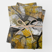 Autumn Tree Yellow Gray Blätter Sky (Beispiel)