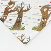 Autumn Trees Fleece Blanket (Ecke)