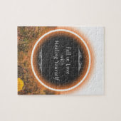 Autumn Trees Scene Quote Puzzle (Horizontal)