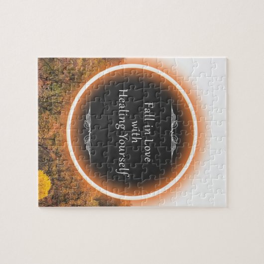 Autumn Trees Scene Quote Puzzle (Horizontal)