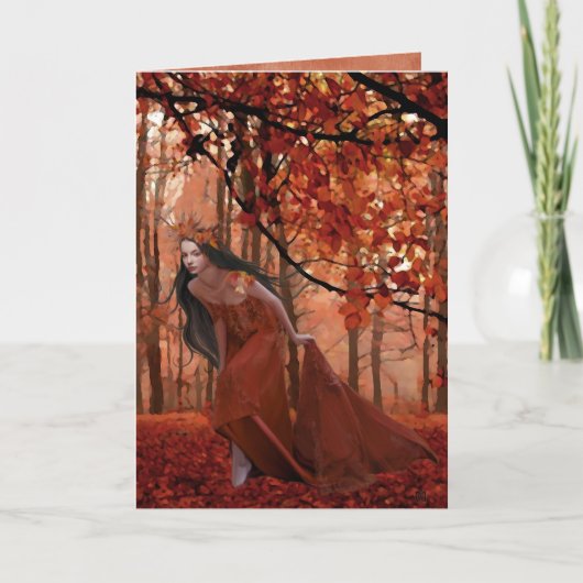 Autumn Tryst Card Karte (Vorderseite)