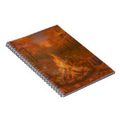 Autumn Twilight Bonfire Notizblock (Rechte Seite)