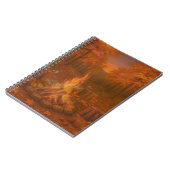 Autumn Twilight Bonfire Notizblock (Linke Seite)