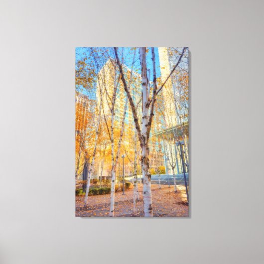 Autumn Urban Leinwanddruck (Vorderseite)