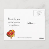 AUTUMN VEGERABLES ~ Postkarte (Rückseite)