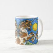 AUTUMN VERLÄSST AUF EINEM UNICORN STALLION, PFERDE KAFFEETASSE (VorderseiteRechts)