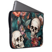 Autumn Vibes 3D Skull Laptopschutzhülle (Vorne Rechts)