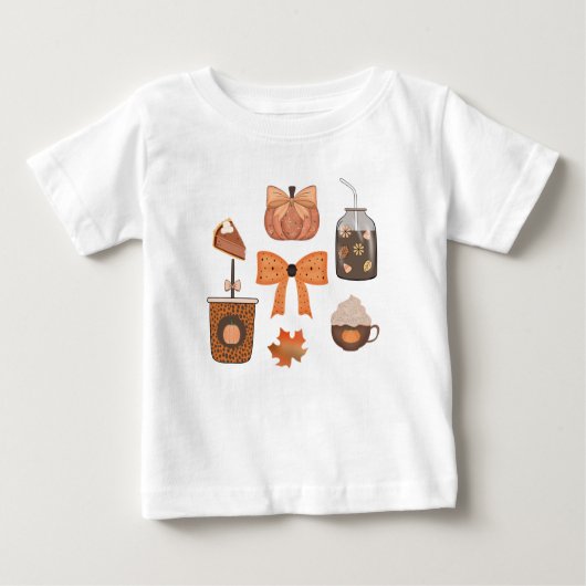 Autumn Vibes Baby T-shirt (Vorderseite)