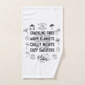 Autumn Vibes Bathroom Towel Set (Handtuch)