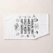Autumn Vibes Bathroom Towel Set (Handtuch)